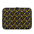 Bitcoin And Ethereum Pattern Print Laptop Sleeve