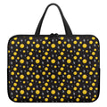 Bitcoin And Ethereum Pattern Print Laptop Sleeve With Handle