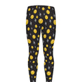 Bitcoin And Ethereum Pattern Print Men's Leggings