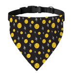 Bitcoin And Ethereum Pattern Print Over The Collar Dog Bandana