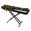 Bitcoin And Ethereum Pattern Print Piano Keyboard Cover