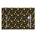 Bitcoin And Ethereum Pattern Print Placemat