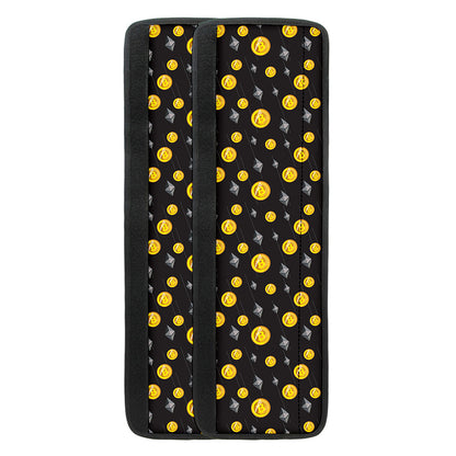 Bitcoin And Ethereum Pattern Print Refrigerator Handle Covers