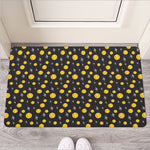 Bitcoin And Ethereum Pattern Print Rubber Doormat