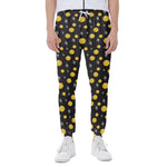 Bitcoin And Ethereum Pattern Print Scuba Joggers
