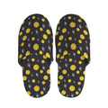 Bitcoin And Ethereum Pattern Print Slippers