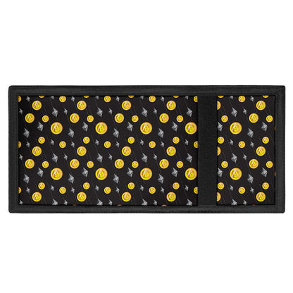 Bitcoin And Ethereum Pattern Print Trifold Wallet