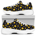 Bitcoin And Ethereum Pattern Print White Chunky Shoes