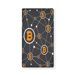 Bitcoin Connection Pattern Print Baby Crib Sheet
