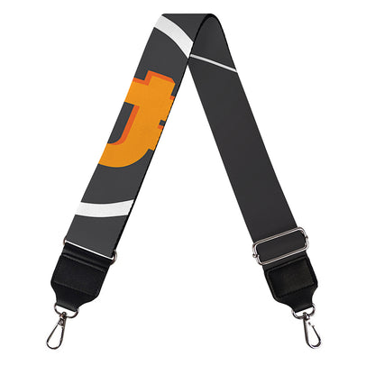 Bitcoin Connection Pattern Print Bag Strap