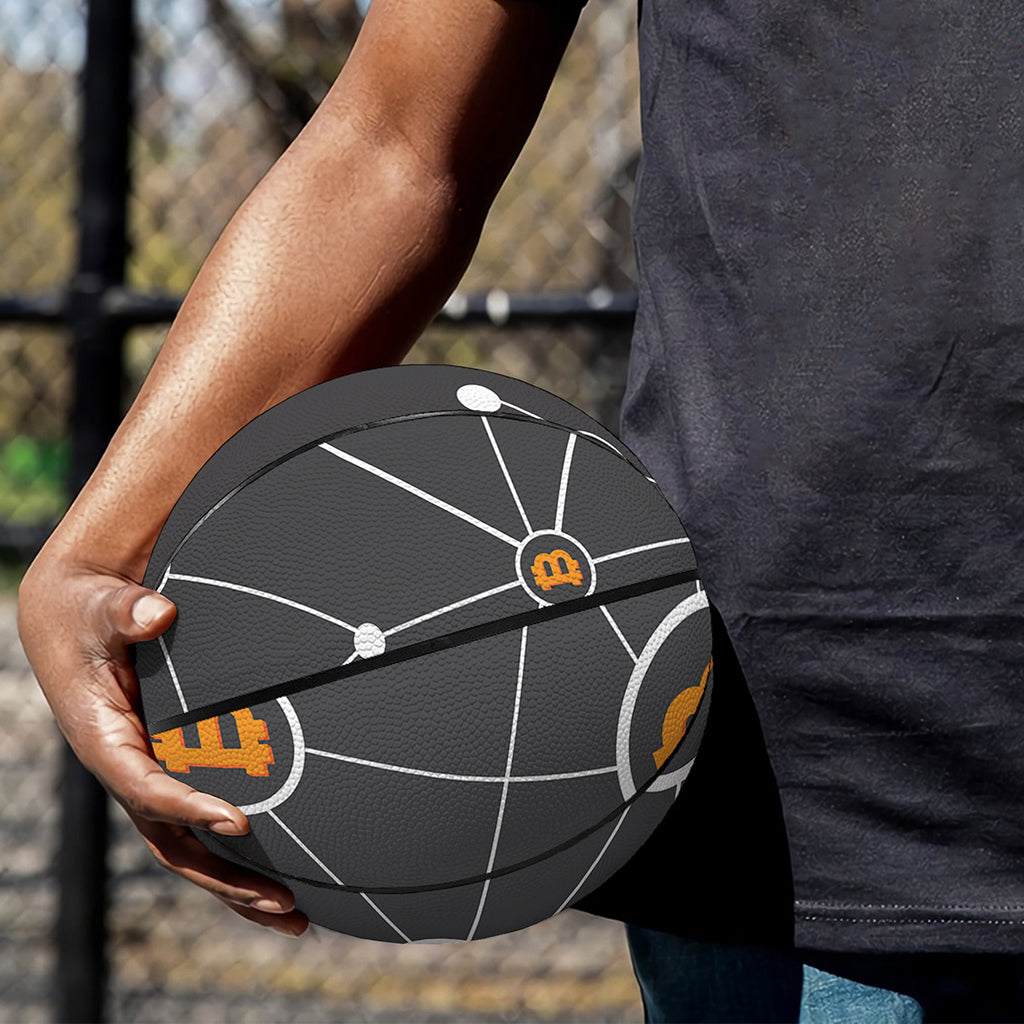 Bitcoin Connection Pattern Print Basketball
