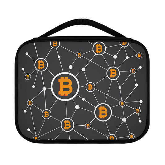 Bitcoin Connection Pattern Print Classic Bible Case