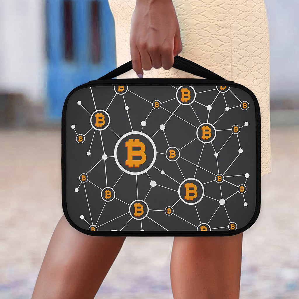Bitcoin Connection Pattern Print Classic Bible Case