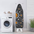 Bitcoin Connection Pattern Print Ironing Board Cover
