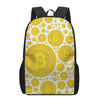 Bitcoin Crypto Pattern Print 17 Inch Backpack