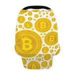 Bitcoin Crypto Pattern Print Baby Seat Cover