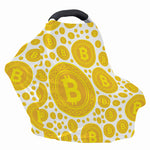 Bitcoin Crypto Pattern Print Baby Seat Cover