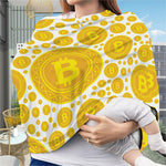 Bitcoin Crypto Pattern Print Baby Seat Cover