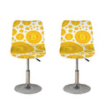 Bitcoin Crypto Pattern Print Bar Stool Covers