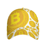 Bitcoin Crypto Pattern Print Baseball Cap
