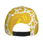 Bitcoin Crypto Pattern Print Baseball Cap