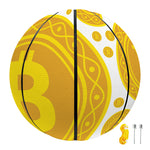 Bitcoin Crypto Pattern Print Basketball