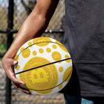 Bitcoin Crypto Pattern Print Basketball