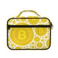 Bitcoin Crypto Pattern Print Briefcase Bible Bag