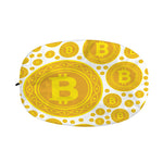Bitcoin Crypto Pattern Print Car Side Mirror Covers