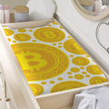 Bitcoin Crypto Pattern Print Changing Pad Cover