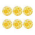 Bitcoin Crypto Pattern Print Coaster Set