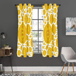 Bitcoin Crypto Pattern Print Curtain