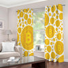 Bitcoin Crypto Pattern Print Extra Wide Grommet Curtains