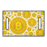 Bitcoin Crypto Pattern Print Golf Cart Seat Cover
