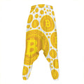 Bitcoin Crypto Pattern Print Hammer Pants