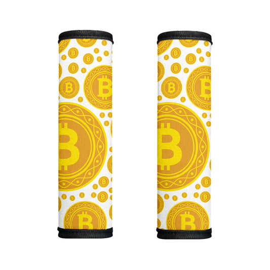 Bitcoin Crypto Pattern Print Handle Covers
