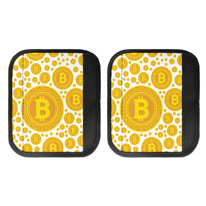 Bitcoin Crypto Pattern Print Handle Covers