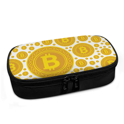 Bitcoin Crypto Pattern Print Insulin Cooler Travel Case