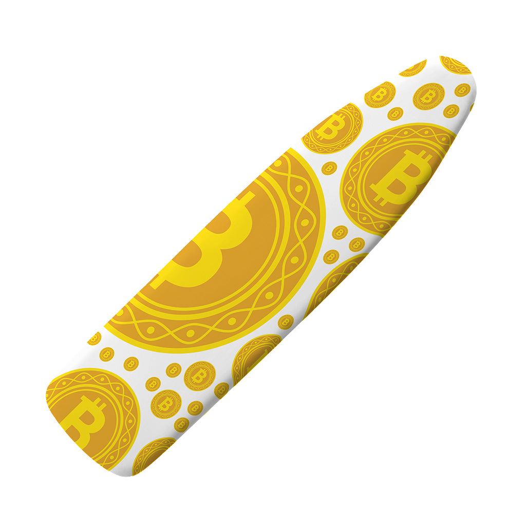 Bitcoin Crypto Pattern Print Ironing Board Cover
