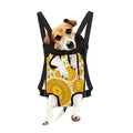 Bitcoin Crypto Pattern Print Pet Carrier Backpack