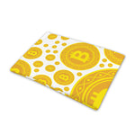 Bitcoin Crypto Pattern Print Pet Cooling Mat Cover