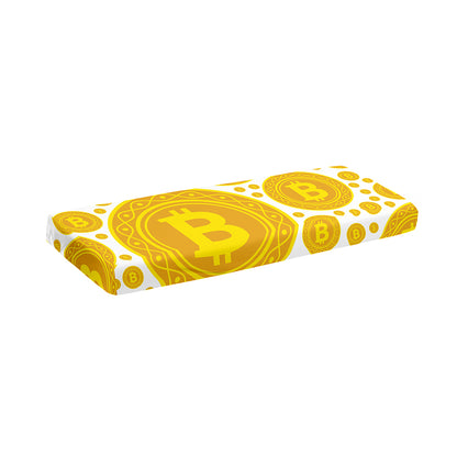 Bitcoin Crypto Pattern Print Piano Keyboard Cover
