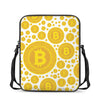 Bitcoin Crypto Pattern Print Rectangular Crossbody Bag