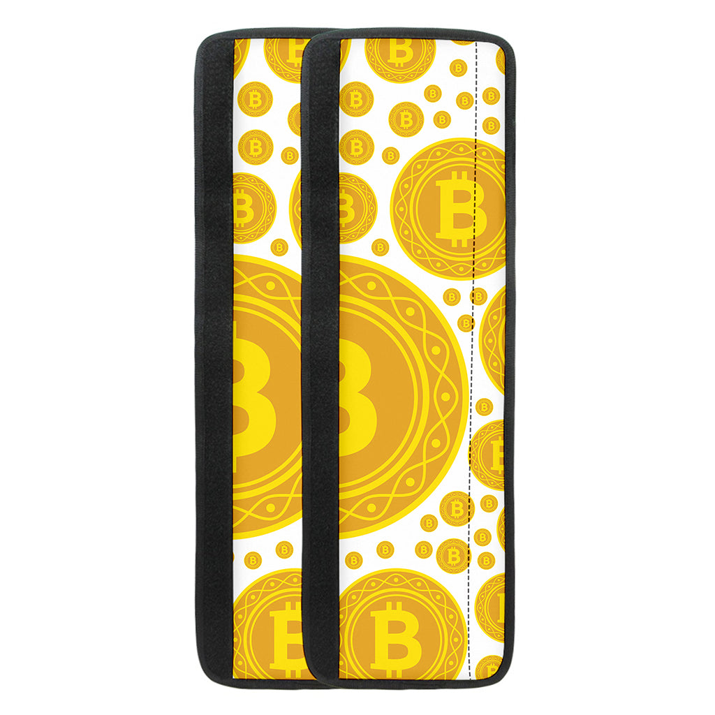 Bitcoin Crypto Pattern Print Refrigerator Handle Covers