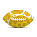Bitcoin Crypto Pattern Print Rugby Ball