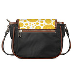 Bitcoin Crypto Pattern Print Saddle Bag