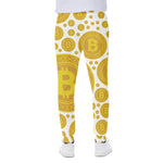 Bitcoin Crypto Pattern Print Scuba Joggers
