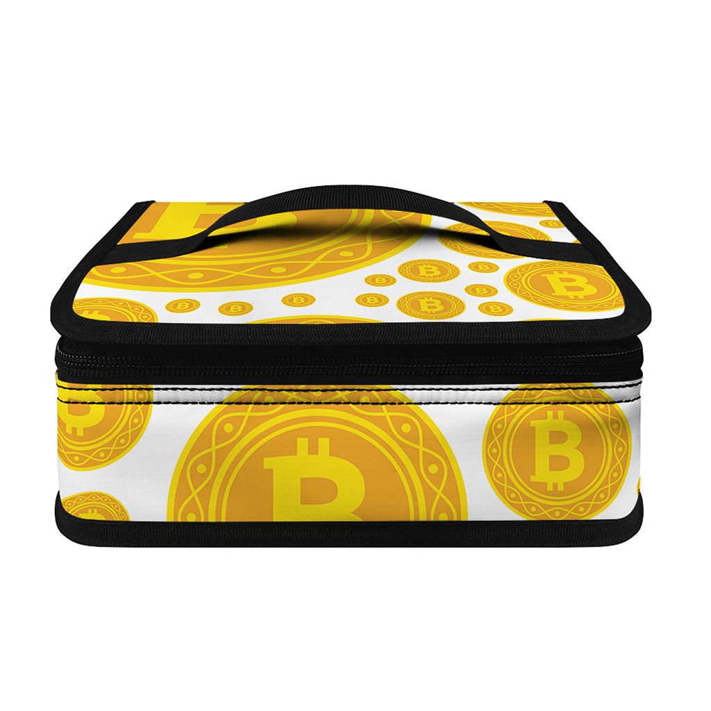 Bitcoin Crypto Pattern Print Small Lunch Bag
