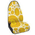 Bitcoin Crypto Pattern Print Waterproof Car Seat Cover