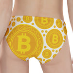 Bitcoin Crypto Pattern Print Women's Panties
